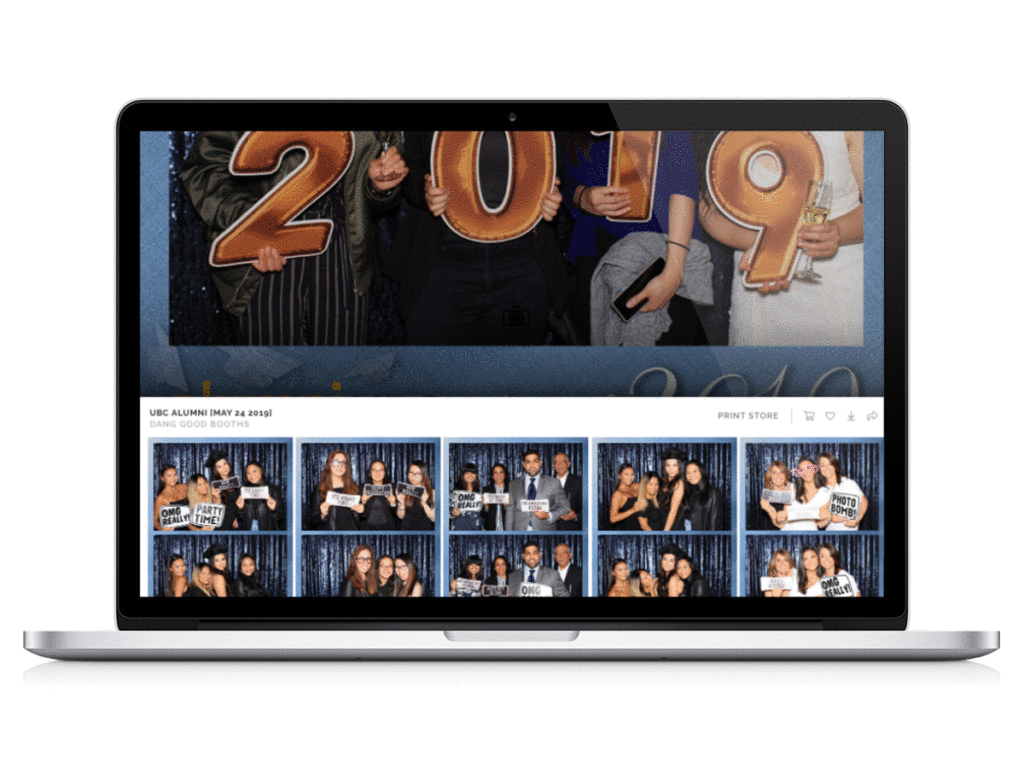 Online gallery of UBC Graduation Photo Booth