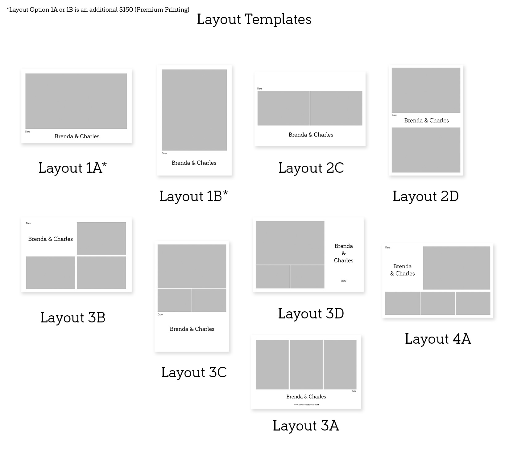 Layout Templates for 4x6 Prints