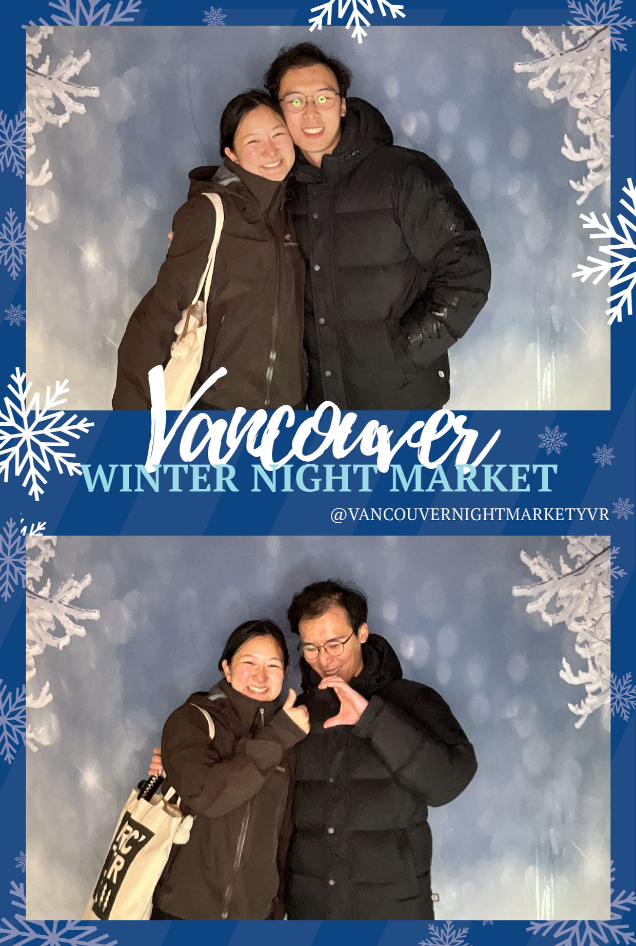dang good booths, vancouver photo booth, vancouver night market, vancity photo booth, photo booth, art gallery, winter night market, selfie booth, print booth